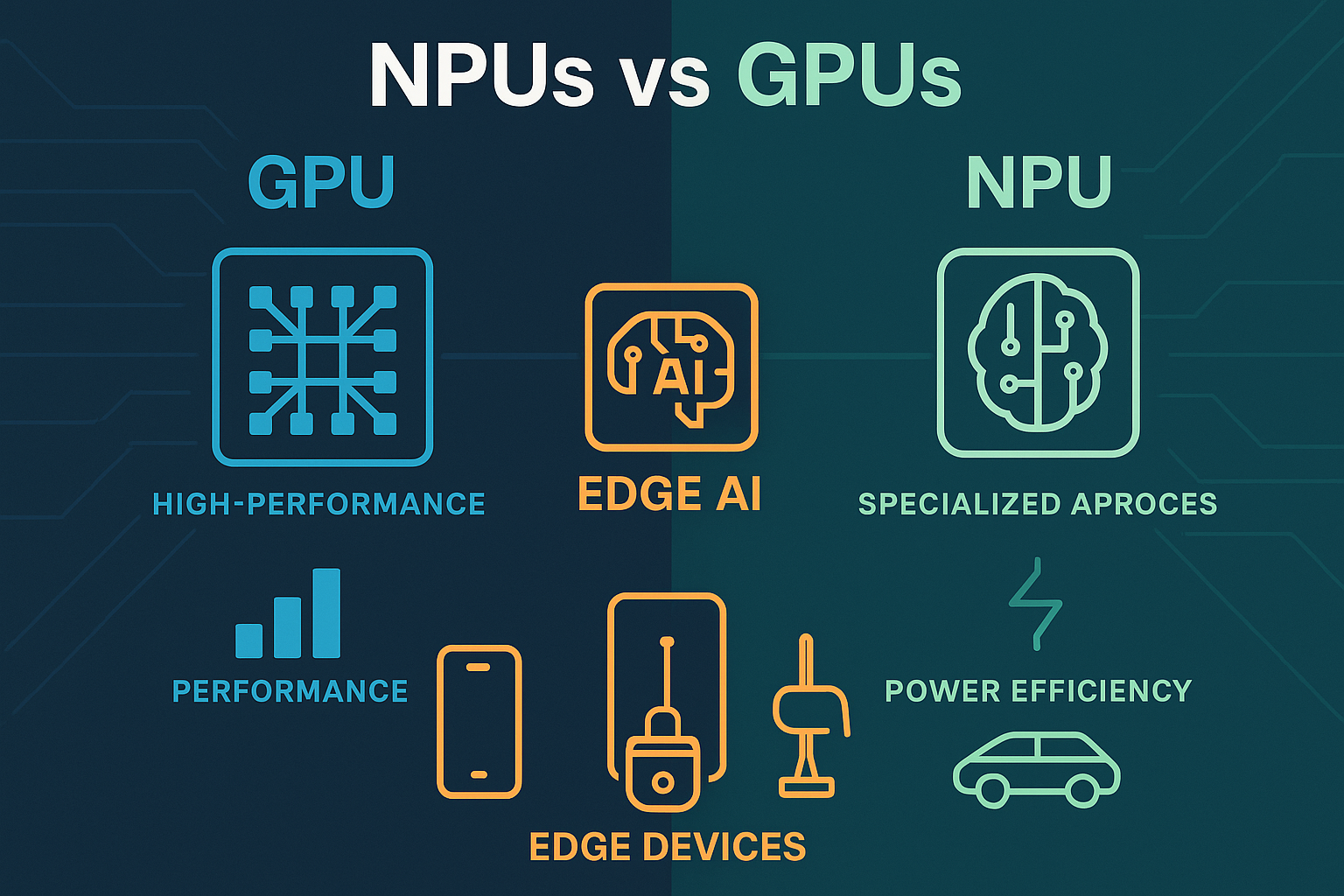 The Edge AI Revolution - NPUs vs GPUs in the Battle for On-Device Intelligence